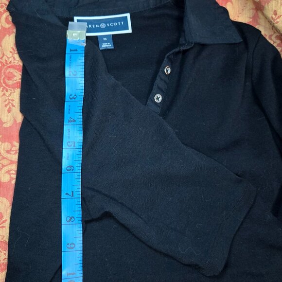 ✨ Karen Scott Cotton Polo-Collar Short-Sleeve Top PS – Cool & Comfy ✨ - Picture 6 of 8